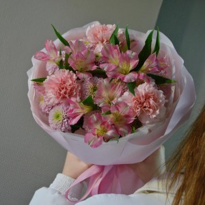 Букет «Трио пинк»