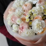 Нежные диантусы в букете №105