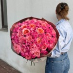 букет 110 в упаковке доставка Минск