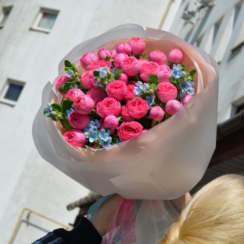 Bouquet No. 135 forget-me-nots and Giselle