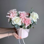 French roses in a box