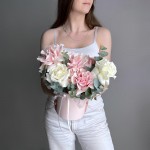 French roses in a box