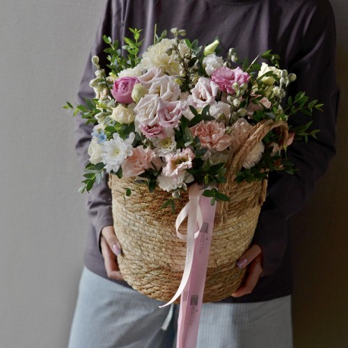 Arrangement No. 1: Flowers in a Basket