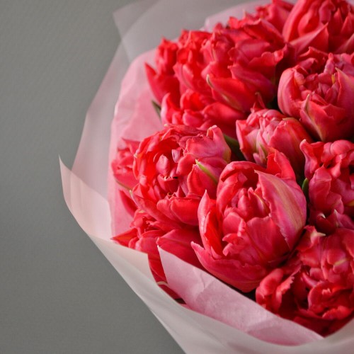 Букет из 15 тюльпанов Flash Point