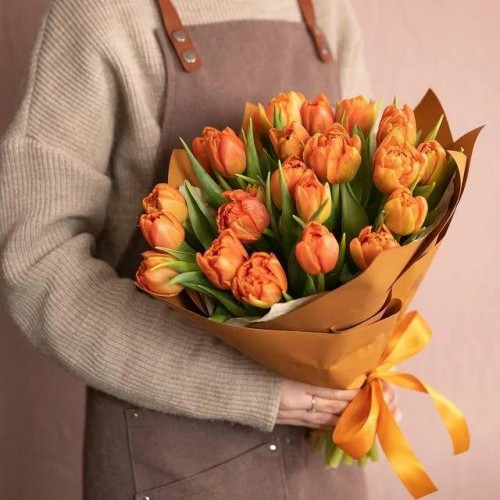 21 пионовидный тюльпан Orca