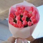 Букет из 21 тюльпана Super Model