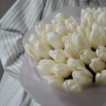 Букет из 51 тюльпана белого