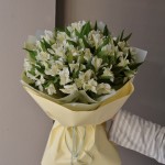 Букет из 15 альстромерий (WHITE)