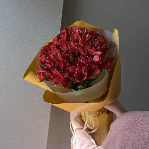 Букет из 13 альстромерий