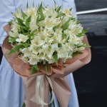 Букет из 21 альстромерии (WHITE)