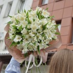 Букет из 21 альстромерии (WHITE)