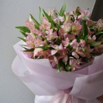 Букет из 21 альстромерии (PINK)