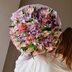 Bouquet of 25 alstroemeria mix