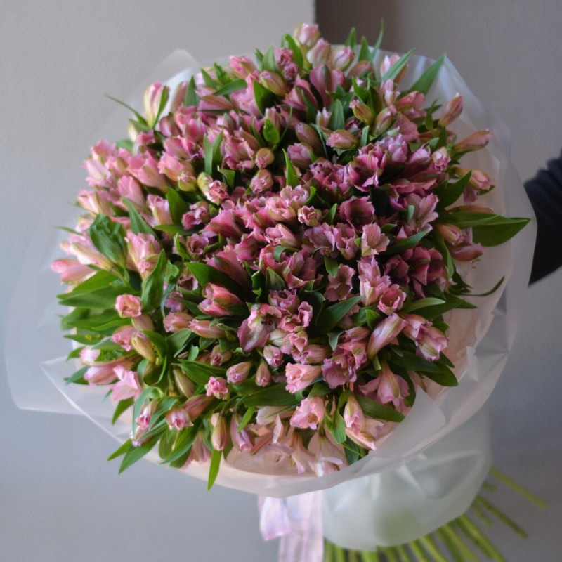 Букет из 51 альстромерии (PINK)
