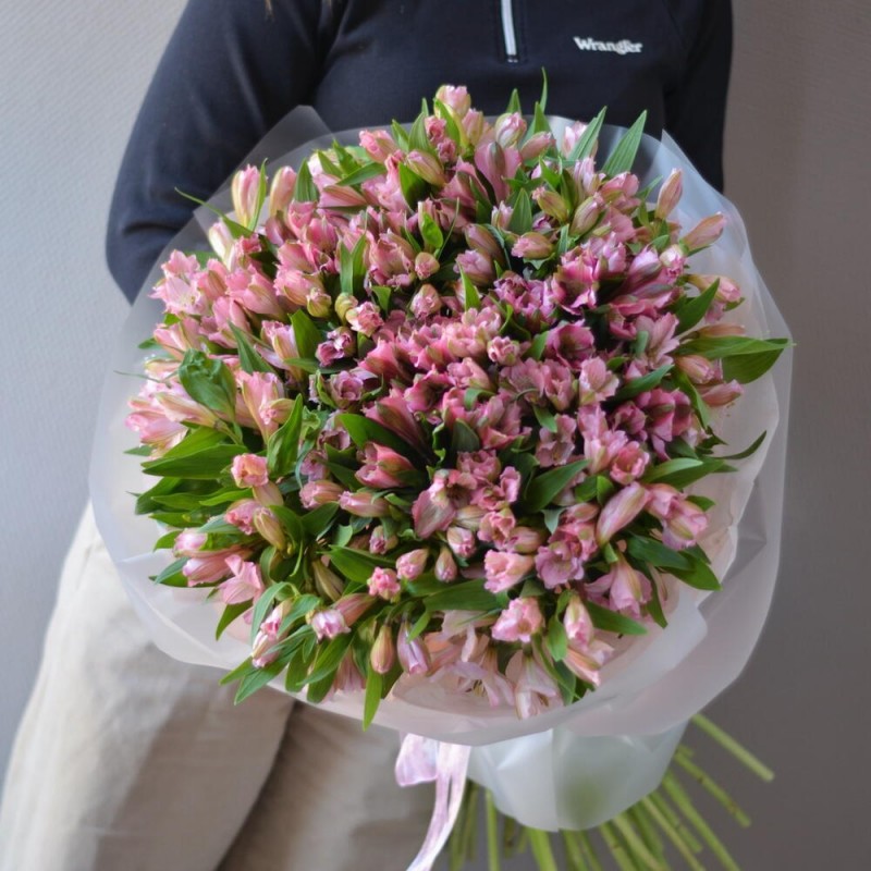 Букет из 51 альстромерии (PINK)
