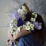 Монобукет «Дельфиниум»