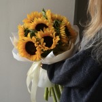 Букет из 11 подсолнухов