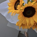 Букет из 5 подсолнухов