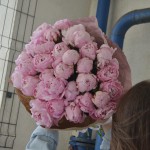 Букет из 31 пиона Sarah Bernhardt