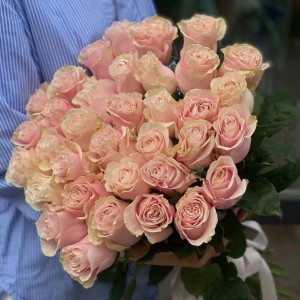 Букет из 35 роз Pink Mondial