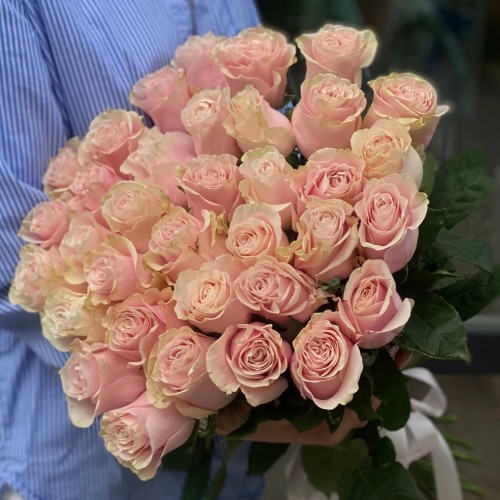Букет из 35 роз Pink Mondial