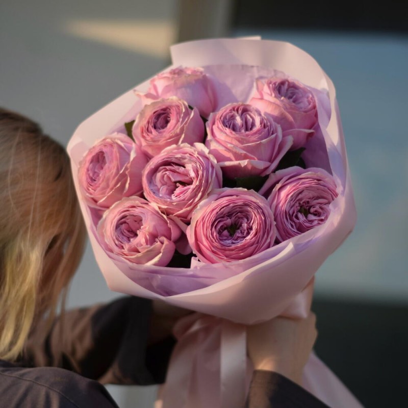 Букет пионовидных роз Peony Kiss, S
