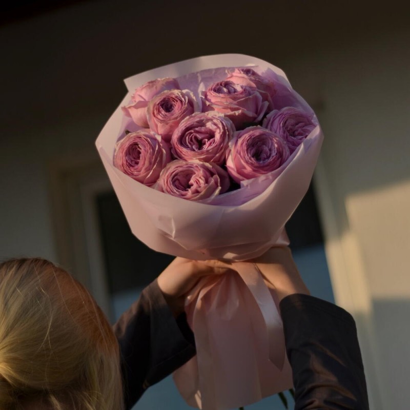 Букет пионовидных роз Peony Kiss, S