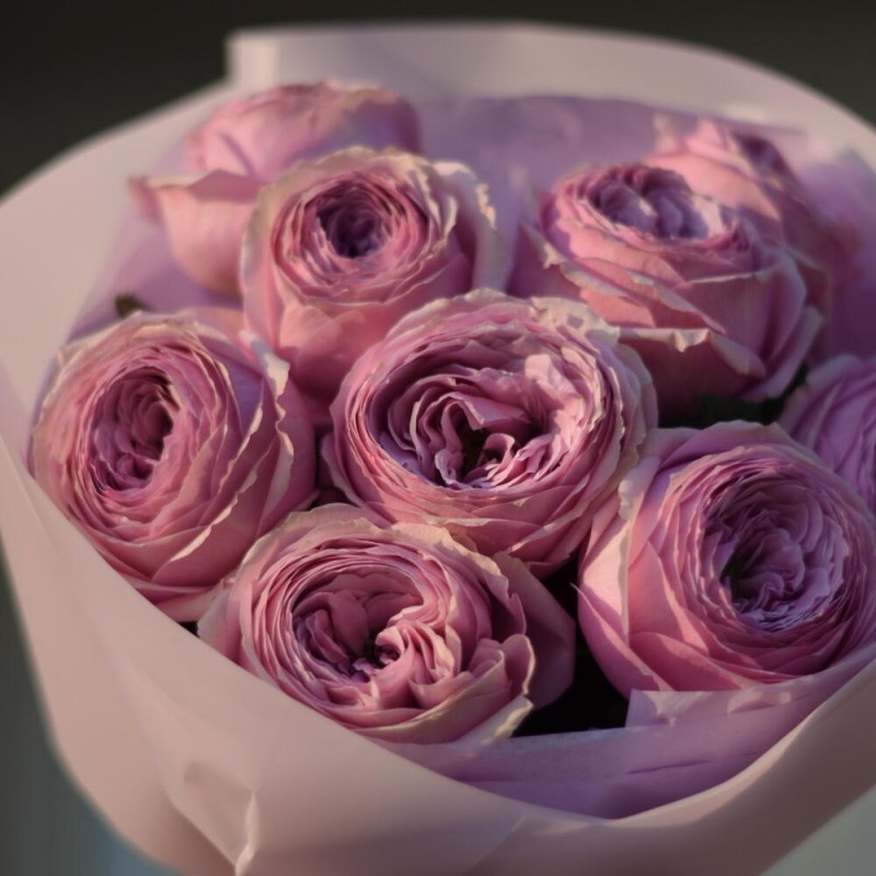 Букет пионовидных роз Peony Kiss, S