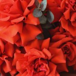 Букет «Французские розы с эвкалиптом»