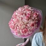 Bouquet of 15 French roses Magic