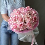 Bouquet of 15 French roses Magic