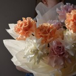 Букет из 9 французских роз микс