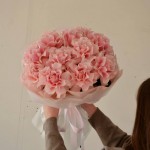 Букет из 11 французских роз розовых