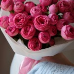 Букет «Муза» из 7 пионовидных кустовых роз