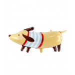 Фольгированная фигура «Таксик в свитере»