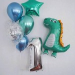 Фольгированная фигура «Динозаврик зелёный»