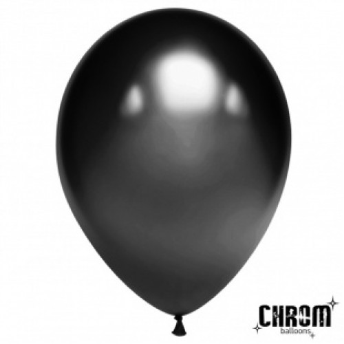 Шар чёрный, хром