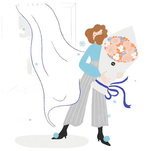 Градусник рядом с цветком - иллюстрация важности температурного режима